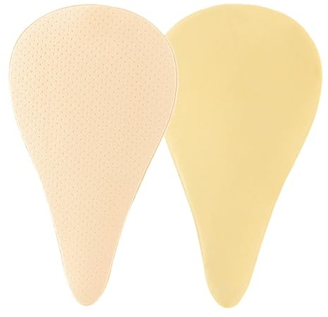 Healvian 2stücke Silikon-concealer in Kamelfarbe Wiederverwendbare Intim-einlage Nahtlose Abdeckung Für Yogahosen Und Bikinis Made of Soft Silicone Material Water-resistant for Swimming and