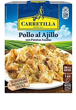 Carretilla Pollo al Ajillo con Patatas Asadas, 250g
