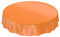 Wachstuchtischdecke Wachstuch abwaschbare Tischdecke Uni Glanz Einfarbig Orange Schnittkante Rund 140cm