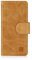 32nd Premium Series - Leder Mappen Hülle Case Flip Cover für Samsung Galaxy S10e, Entwurf gemacht Mit Kartensteckplatz, Magnetverschluss und Standfuß - Camel