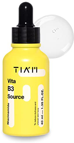 TIAM| Vita B3 Quelle | Koreanisches Hautpflegeserum| Niacinamid und Alpha-Arbutin | Gesichtsfeuchtigkeitscreme Niacinamid-Serum | Hautaufhellendes Serum Gesichtspflege | Seren Hautpflegeprodukte