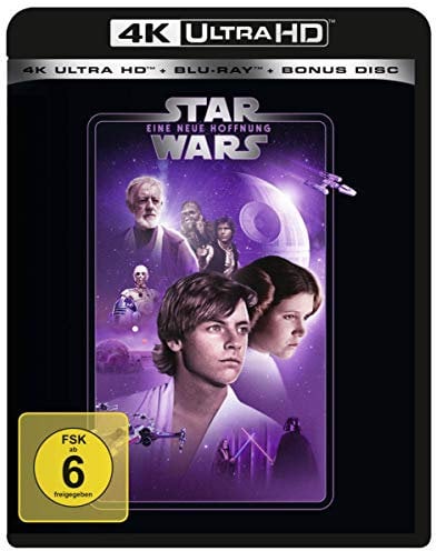 Star Wars Episode 4, Eine neue Hoffnung 4K,1 UHD-Blu-ray + 2 Blu-ray: USA