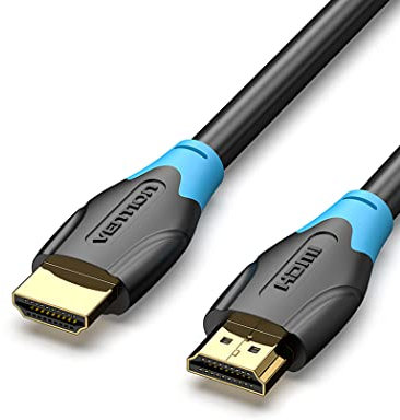 VENTION Cable HDMI, Cable HDMI 2.0 4k@60Hz HDMI Cable 3m 3D, HDR, ARC Alta Velocidad 18Gbps Compatible con PS5/PS4/Xbox/Blu-ray Player/DVD