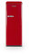 SCHNEIDER SCCL222VR, Réfrigérateur 1 porte Vintage, 229L (211+18), Froid statique, Dégivrage automatique, Joints amovibles, Pose libre, 3 clayettes verre, Rouge