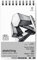 Winsor & Newton 6672005 Skizzenblock mit Spiralbindung, 50 Blatt Zeichen- und Skizzenpapier, extra weiß in Künstlerqualität - 14 x 21,6 cm
