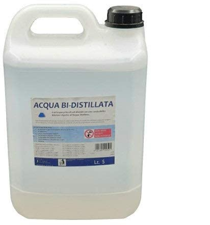 Acqua Bidistillata Tanica 5 litri