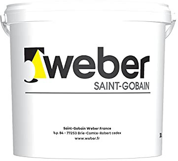 Mixing bucket 30L, preparation mixture on construction site, Weber