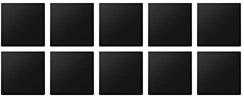 Jung Wippen Set Schalter/Taster Graphitschwarz Matt Serie LS: 10x Wippe LS990SWM
