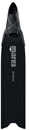 Mares X-Wing PRO Flossen - Schwimmflosse - Schwarz - Neopren, Thermoplastisches Elastomer (TPE) - Tauchen - Vollfuß - 19 cm breit, 71.3 cm lang