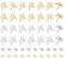 UNICRAFTALE 40 Stk 2 Farben Blumen Ohrstecker Mit Schleife Edelstahl Schneeflocke DIY Ohrringe Zubehör Metall Ohrstecker Selber Machen Set Für Ohrringe Schmuckherstellung