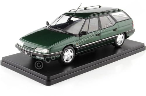 Cochesdemetal Passend für Citroen XM Break Dunkelgrün Metallic 1:24 WhiteBox 124194