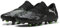 PUMA Unisex Future 8 Match Low FG/AG Fussballschuh, Black Silver-Fluo Green, 43 EU