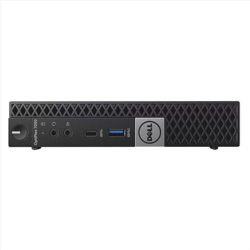 Dell Optiplex 7050 Tiny Mini PC i5-6th, RAM 16 GB, M.2 SSD 128 GB, Display Port, HDMI, Wi-Fi USB + Windows 11 Pro (Generalüberholt)