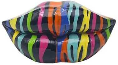 Lesser & Pavey Lips Rainbow Small Figurine For Home & Office | Home Decor Ornaments Gift For Women & Men | Beautiful Figurine For Indoor & Outdoor | Living Room Decor Ornaments