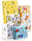 Liobelon 12 Blatt Bau-Geschenkpapier, Geschenkpapier, Bagger, Traktor, LKW, Kran, Geschenkpapier, Bau-Geburtstagsparty-Zubehör für Kinder, Jungen, Männer, Geburtstagsparty, 50,8 x 68,9 cm