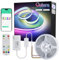 OULARA RGB Smart IC COB LED Tira Direccionable 6M,24V Multicolor Flexible Juego de LED Cinta,Función de WIFI Controlador con Alexa,Control de APP/Modo de Música para Decoración de Fiesta DIY