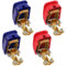 Autobatterie Klemmen, 2 Paare Auto Batterie Schnellklemmen, 12V Batteriepolklemmen Set Boot, Polklemmen Batterieklemmen für Auto Motorrad Truck Boot Rot Blau(1.2MM)