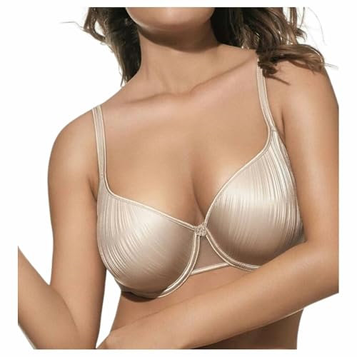 SAGGIO Selene Reggiseno Almudena Coppa C Set da 1 o 2 Pezzi in Morbida Microfibra con Ferretto Coppa Imbottita Profumatore Avorio 5