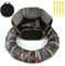 Lonepetu Katzengehege Outdoor, Pop up Katzenzelt und Katzentunnel Set für Outdoor Intdoor, Geschlossen Laufstall Katze Große mit Spieltunnel für Katzen Hasen Welpe