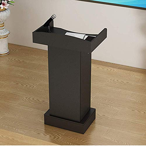 CNBYDK Rednerpult Podium Stand, Rednerpult Podium Stand, Stehendes Rednerpult Boden Sound Rednerpult Sprechen mit Präsentation Holz Podium Kirche
