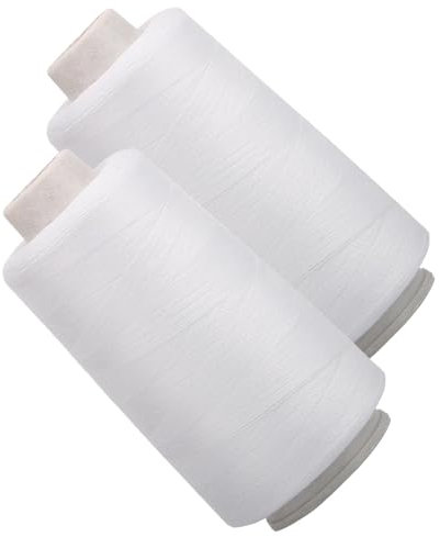 Filo per cucire in poliestere, filo per macchina da cucire taglia-cuci - Filo per strumenti da cucito in poliestere da 2200 metri | 2 materiali per trapuntatura in poliestere, filo 40/2 ad alta veloci