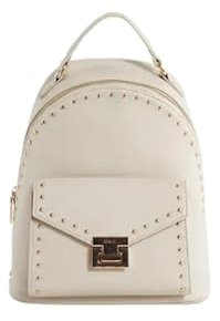 GAUDI' V4AI11781 Rucksack mit Nieten, beige, 23 x 28 x 13 cm
