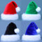 Weihnachtsmann-Plüschmütze, ideal für eine fröhliche Atmosphäre während der Weihnachtszeit (blaues Kind)