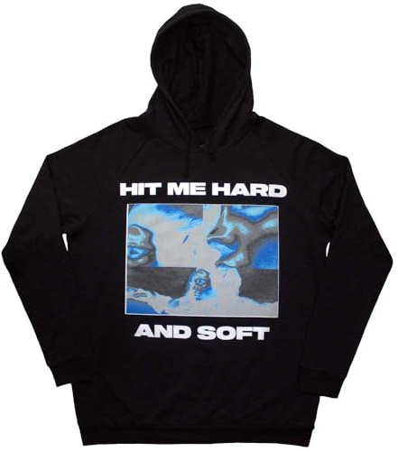Rock Off officially licensed products Billie Eilish Hit Me Hard And Soft Negative Pullover Hoodie S Black