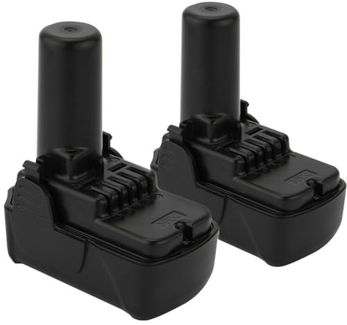 BURGARDEN 2Pcs Li-ion 10.8V-12V 3000mAh Ersatz Akku kompatibel zu Hitachi, Ersatzakku für Hitachi BCL1015 BCL1015S 331065 329389 329371 329370 329369 CJ10DL CR10DL DB10D