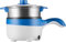 12V/24V Car Electric Frying Pan with Steamer - 2L Non-Stick Electric Skillet for Pasta, Noodles, Vegetables, Meat, Eggs - Mini Travel Cooker for On-The-Go Cooking