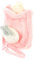 HOLIDYOYO 1ensemble Bouillotte Chaude Réutilisable Forme De à Main Adorable Et Portable Pour Garder Les Mains Au Chaud Hiver Style Imitation De Lapin Fraise