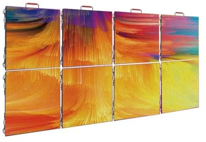 LIPJIA Pantalla LED de Repuesto para Publicidad, 2K 4K P3.91, Curva, para Alquiler en Interiores, para Pared, hogar Inteligente (P3.91, 500 x 1000 mm)