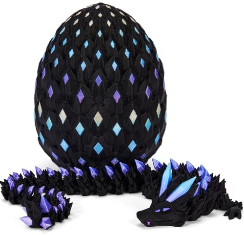 HIMS 3D Drachenie Im Ei Drache,lebhafte Drachenei Mit Drache-Puppen, Geeignet für Teenager, 3D-gedruckte Dinosaurier-Spielzeuge für Jungen und Mädchen im Alter Von 5-7, 8-12 Jahren