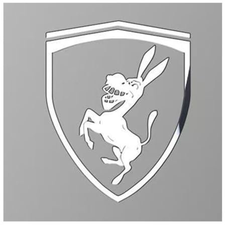 SONGLULU Auto Adesivo per Ferrari 512 S,Personalizzato Adesivo Metallo Decorazione Veicolo Facile Applicazione Stile Originale Grafico Unico,2Pcs