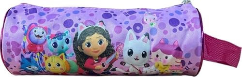 arlis Trousse Scolaire Gabby's Dollhouse, Ronde - Dimensions: 23 x9x9 cm (Gabby)