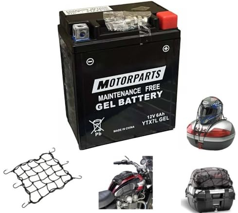BATTERIA YTX7L-BS GEL 12V/6AH(SIGILLATA COMPLETA) BATTERIE PER MOTO SCOOTER SPECIFICA GIA' PRONTA ALL'USO 115X72X132MM COMPATIBILE CON BETA ALP 4.0 4T 350 2003-2020