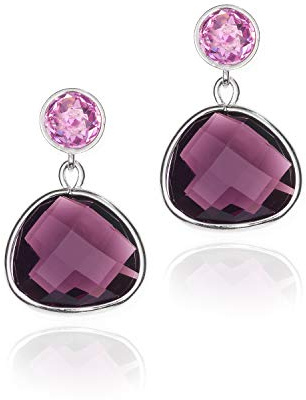 EMPATHY JEWELS - Pendientes Mujer Largos Para Fiesta, Unos Pendientes De Plata De Ley Con Piedras De Colores Perfectos Para Novias. Las Joyas Para Mujer Que Son Para Ti.