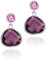 EMPATHY JEWELS - Pendientes Mujer Largos Para Fiesta, Unos Pendientes De Plata De Ley Con Piedras De Colores Perfectos Para Novias. Las Joyas Para Mujer Que Son Para Ti. (Amatista)