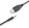 Ancable USB a 2.5mm, Cable de carga USB de reemplazo inalámbrico para auriculares estéreo Bluetooth de primera calidad (3 pies / 1 m) para auriculares JBL E40BT E50BT J56BT (negro)
