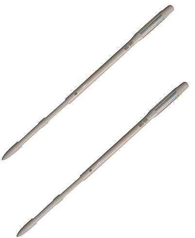 IPPINKA Sustee Aquameter (Large White Refillable - Bundle of 2) - House Plant Soil Moisture Meter, Humidity Sensor Probe, Water Level Indicator - Best for Indoor Potted Plants