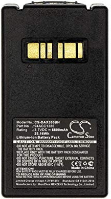 CS-DAX300BH Akku 6800mAh Kompatibel mit [Datalogic] Falcon X3, Falcon X3 Plus, X3+, X4 Ersetzt 4ACC0046, 94ACC1386, BT-0016, BT-26