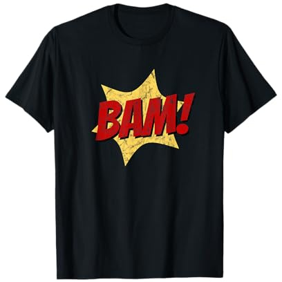 Bam! Lustiger Comic Sound Retro Pop Art T-Shirt