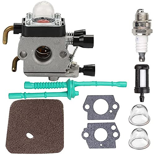 ANCLLO Vergaser mit Luftfilter Kraftstoffleitung Dichtung Zündkerzen-Kit für FS38 FS45 FS46 FS55 KM55 FS85