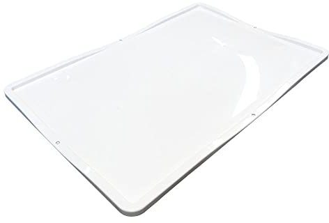 Karton EU Deckel für Euroboxen 60x40 cm weiß Auflagedeckel lebensmittelecht Eurobehälter Transportbox Lagerbox Behälter Lagerkiste Stapelbox