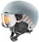 uvex Rocket jr Visor - robuster Skihelm für Kinder - Filterkategorie 2 - optimierte Belüftung - Rhino - Blush matt - 54-58 cm