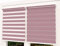 TROYAHOME® Doppelrollo Klemmfix Ohne Bohren Duo Rollo Fenster Rollo Easyfix (Rosa Puder, 85 x 150 cm (Stoffbreite 82 cm)