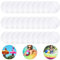 30 Stück Pool Reparaturset Unterwasser,PVC Pool Flicken,Pool Reparaturset,Poolflicken Reparatur Pool,Poolflicken Selbstklebend Unterwasser,für Pools,Wasserbett, Aufblasbaren Sofas (transparent)