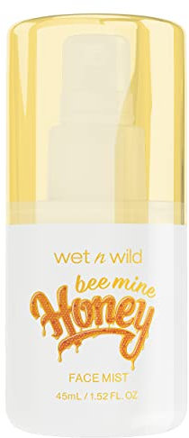 wet n wild, Face Mist Wild Crush Honey Collection, 3-in-1 Face Primer Mist, Setting Spray und Refresher, mit Kamille- und Gurkenextrakt und Grüntee-Extrakt, Honey Bee Mine