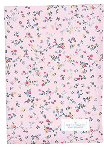 GreenGate [DL] Tea Towel Leona Pale pink