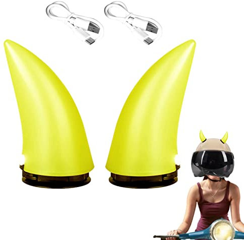 Rianpesn Helme Hörner | wasserdichte Hörner für Motorradhelme - Horns Cosplay Glow in The Dark Motorradhelme zum Aufkleben für Damen Herren Kinder